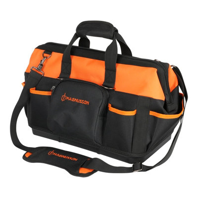 Sac à outils vide fond rigide textile Magnusson 1 compartiment + 16 poches 45 cm