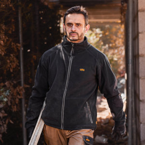 Veste en polaire "KARKER" noire taille M