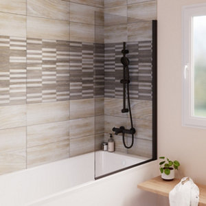 Carrelage mural "CLIF" blanc - l.20 x L.50 cm.