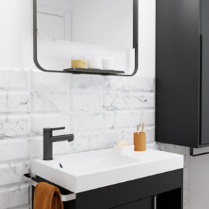 Carrelage mural "MANDY" blanc - l.10 x L.20 cm