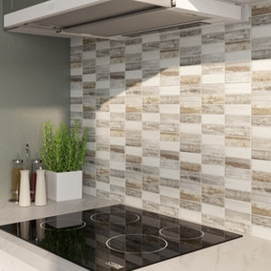 Mosaique "XAV" gris - l.30  x L.30 cm