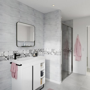 Décor mural "ABBY" mutlicolore- l.20 x L.50 cm