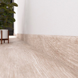 Plinthe pour carrelage de sol intérieur "Nelly'' beige - l. 7 x L. 60 cm