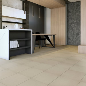 Carrelage de sol intérieur "Porphyre" beige - l. 33,33 x L. 33,33 cm