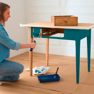 Peinture meuble Mat 0,5 L Bleu Canard