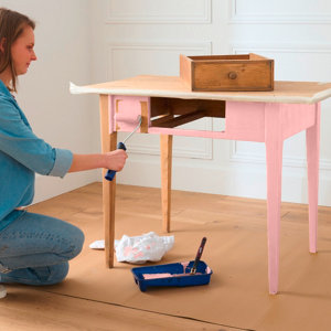 Peinture meuble Mat 0,5 L Rose dragée