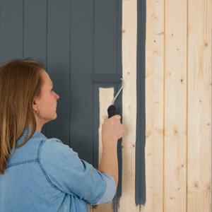 Peinture faïence et lambris Mat 2 L Gris Anthracite