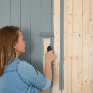 Peinture faïence et lambris Mat 2 L Gris Acier