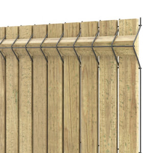 Kit lames bois recoupable H. 153 cm