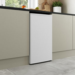 Réfrigérateur congélateur "Cooke & Lewis" blanc 80 cm, 80 L, porte réversible, LED