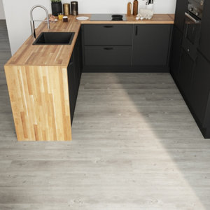 Lame PVC clipsable "Juliana" gris clair - L. 121,92cm x - L. 17,78cm