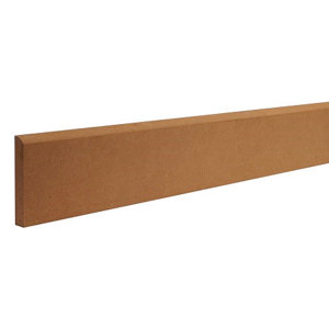 Plinthe MDF brut réversible - 9x69x2400 mm