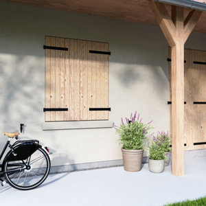 Volet battant manuel bois 145 x 120 cm