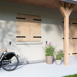 Volet battant manuel bois 125 x 120 cm