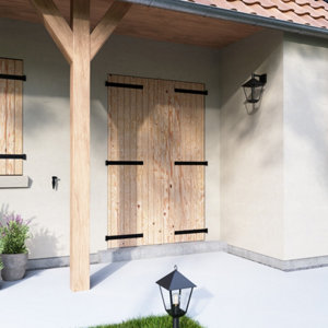 Volet battant manuel bois 215 x 140 cm