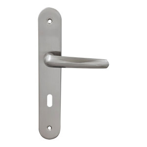 Lot de 3 poignées Agma avec serrure Nickel