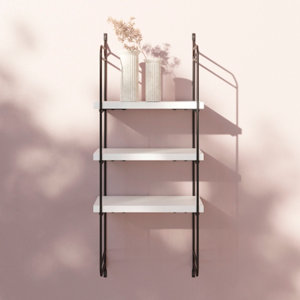 Tablette blanche L. 30 x p. 19 cm - Ép. 18 mm