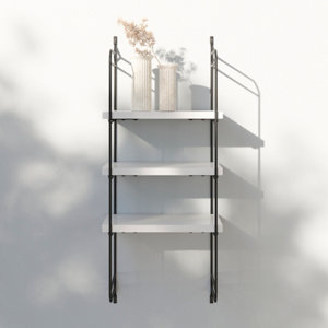 Tablette argent l. 30 x p. 19 cm - ép. 18 mm