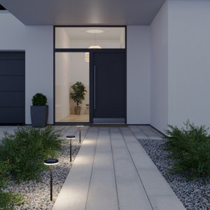 Spot à piquer solaire 5000K H. 46,5 cm