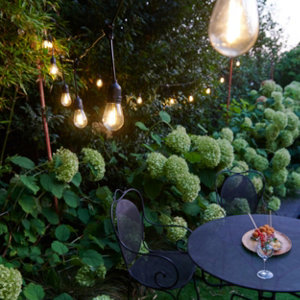 Guirlande solaire 3000K IP44