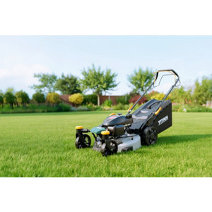 Tondeuse thermique autotractée 201 cm³ - 53 cm - 2 roues pivotantes