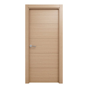 Bloc porte intérieur GARBAN 204 cm x 73 cm chêne miel mat poussante gauche