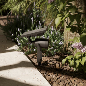 Spot solaire Led noir