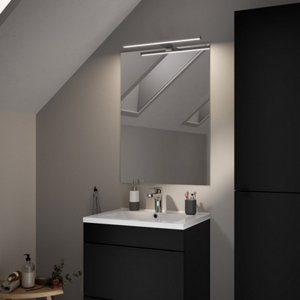 Applique miroir Led 50 cm chrome