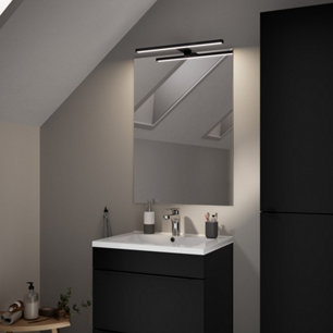 Kalb Aurinko Lampe LED Salle De Bain Miroir Chrome 300mm - Lumière Neutre
