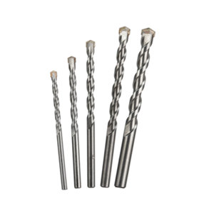 Coffret de 5 forets béton carbure de tungstène diamètre 4 à 10 mm