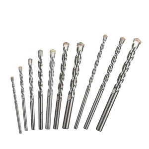 Coffret 10 forets béton carbure de tungstène diamètre 3 à 12 mm
