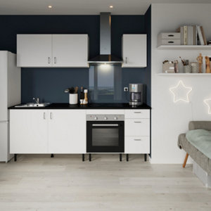 Rangement filaire coulissant pour meuble bas "Pragma" L.15 cm