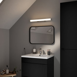 Applique miroir led sdb 60 cm IP44 chrome