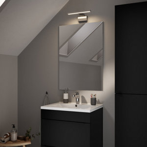 Applique Led miroir 30 cm chrome