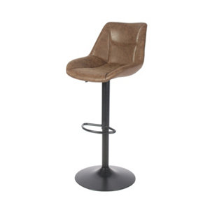 Lot de 2 tabourets imitation cuir