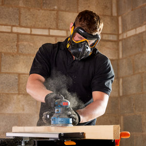 Lunette + masque de protection et filtres A1P3