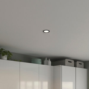 Lot 5 spots encastrable noir Slim