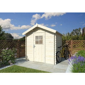 Abris bois L. 218 x P. 191 x H. 218 cm