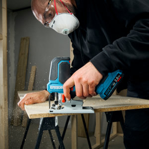 Scie sauteuse sans fil compact 18 V, moteur LED