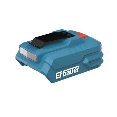 Batterie externe usb CA lithium Ion Erbauer ERI1104ACC 18V - vue 2