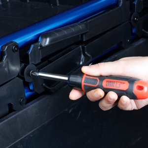 Tournevis à cliquet en acier chrome vanadium 63 pièces