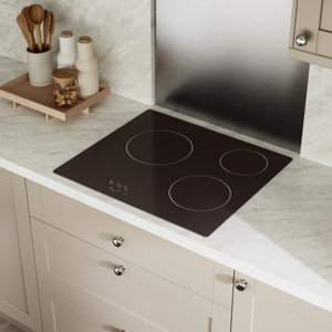 Plaque de cuisson vitrocéramique 3 zones 5300 W - 590 x 520 mm