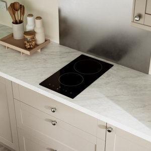 Plaque de cuisson vitrocéramique 2 zones "Domino" 3300 W - 268 x 520 mm