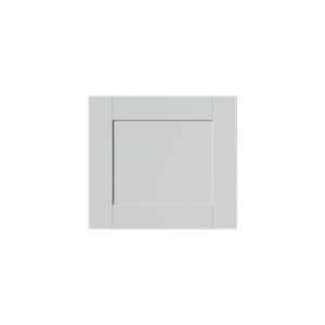 Porte de meuble de cuisine ACASUS gris mat 39,7 x 35,6 cm épaisseur 16 mm