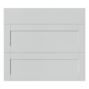 Façade de cuisine 3 tiroirs ACASUS gris mat 71,5 × L79,7 cm