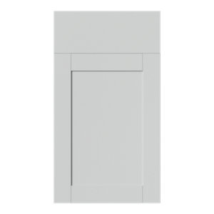 Porte de meuble de cuisine ACASUS gris mat 71,5 x 39,7 cm épaisseur 16 mm