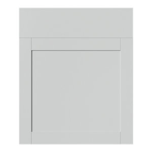 Porte de meuble de cuisine ACASUS gris mat H71,5 × L59,7 cm