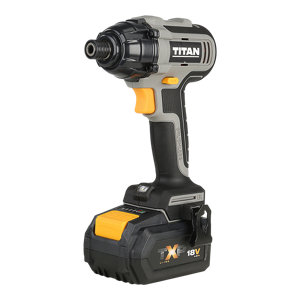 Visseuse à choc brushless 18V + Batterie 4Ah + Chargeur + 19 accessoires