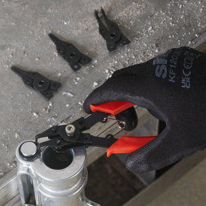 Pince circlips 4 tetes