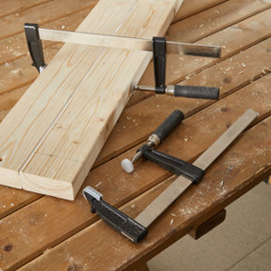 Lot 2 serre-joints a visser 300x80mm